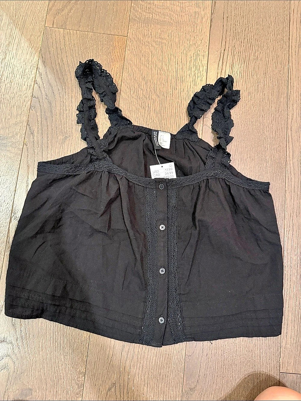 H&M Black Camisole Size Small NWT